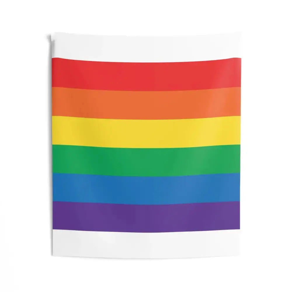 Colorful Rainbow Pride Wall Tapestry - FloofChonk