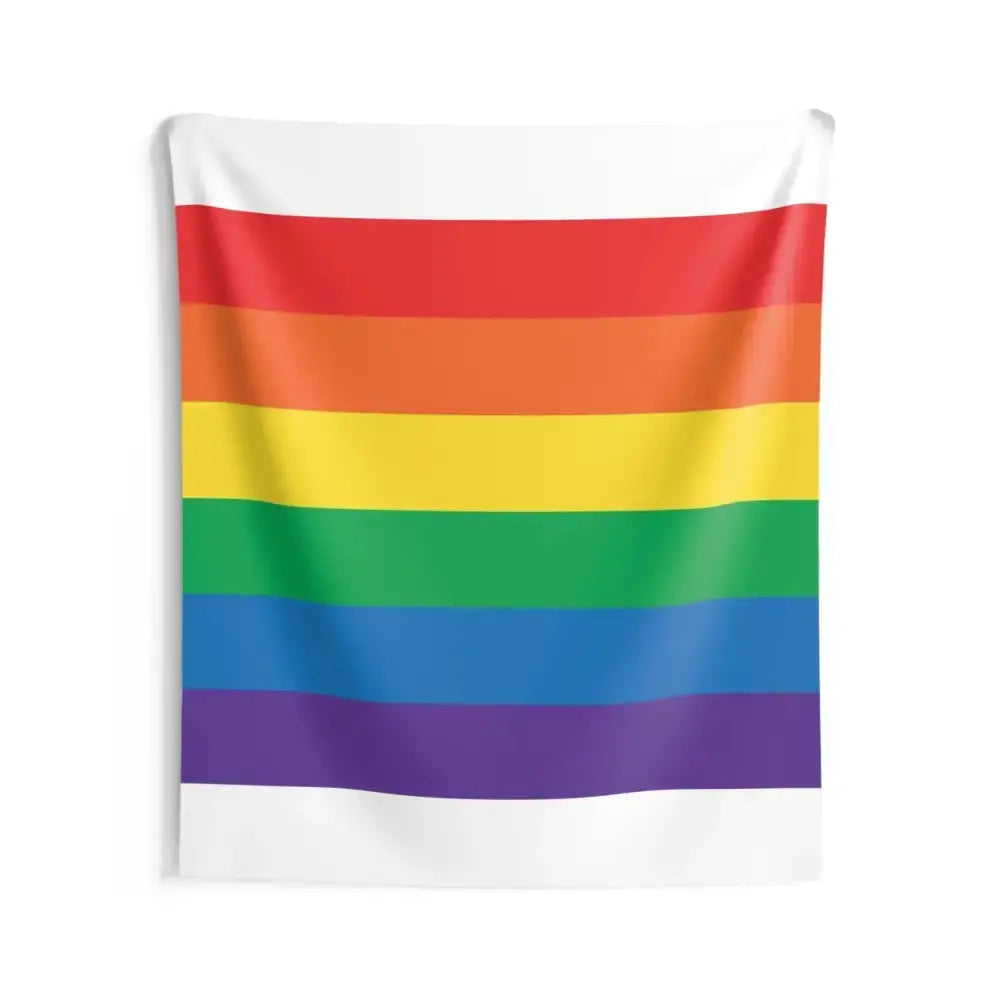 Colorful Rainbow Pride Wall Tapestry - FloofChonk