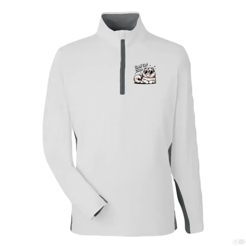 Cool Cat 3/4 Zip Golfer Jacket - FloofChonk