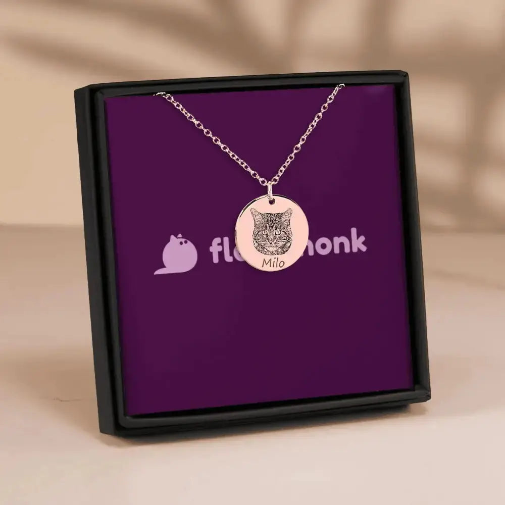 Custom Cat Necklace - FloofChonk