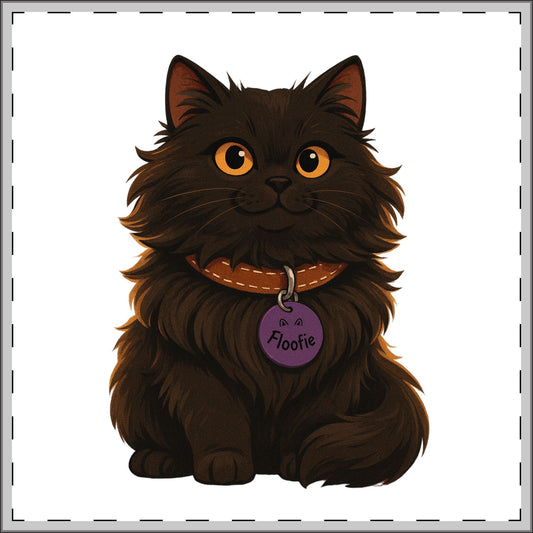 Custom Pet Statue — 'Floofie' Cat Figurine - FloofChonk