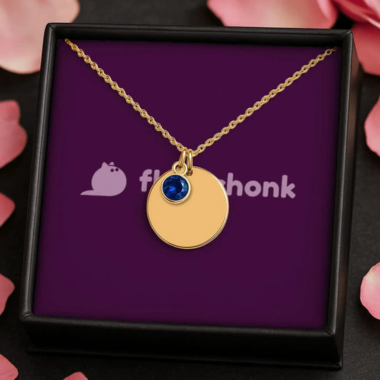 Personalized Birthstone Necklace - FloofChonk