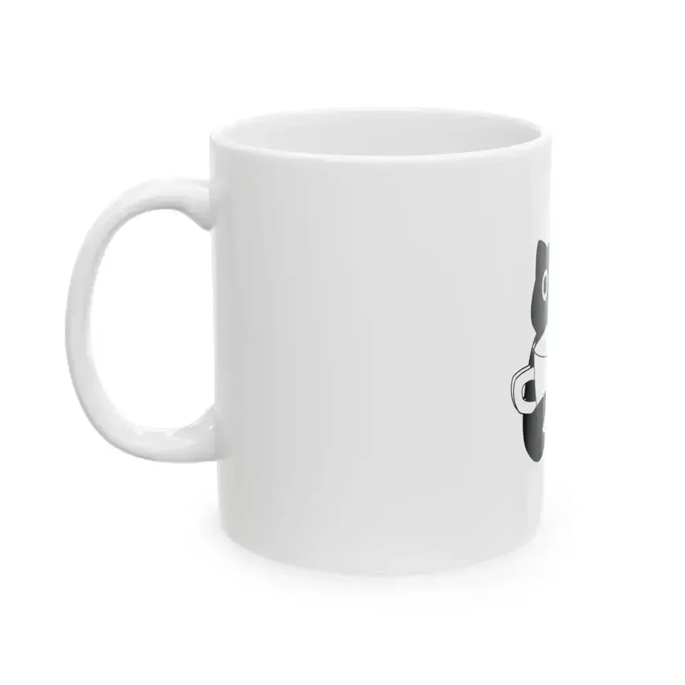 Cute Cat Coffee Cup - Fun Ceramic Coffee Cup (11oz, 15oz) - FloofChonk