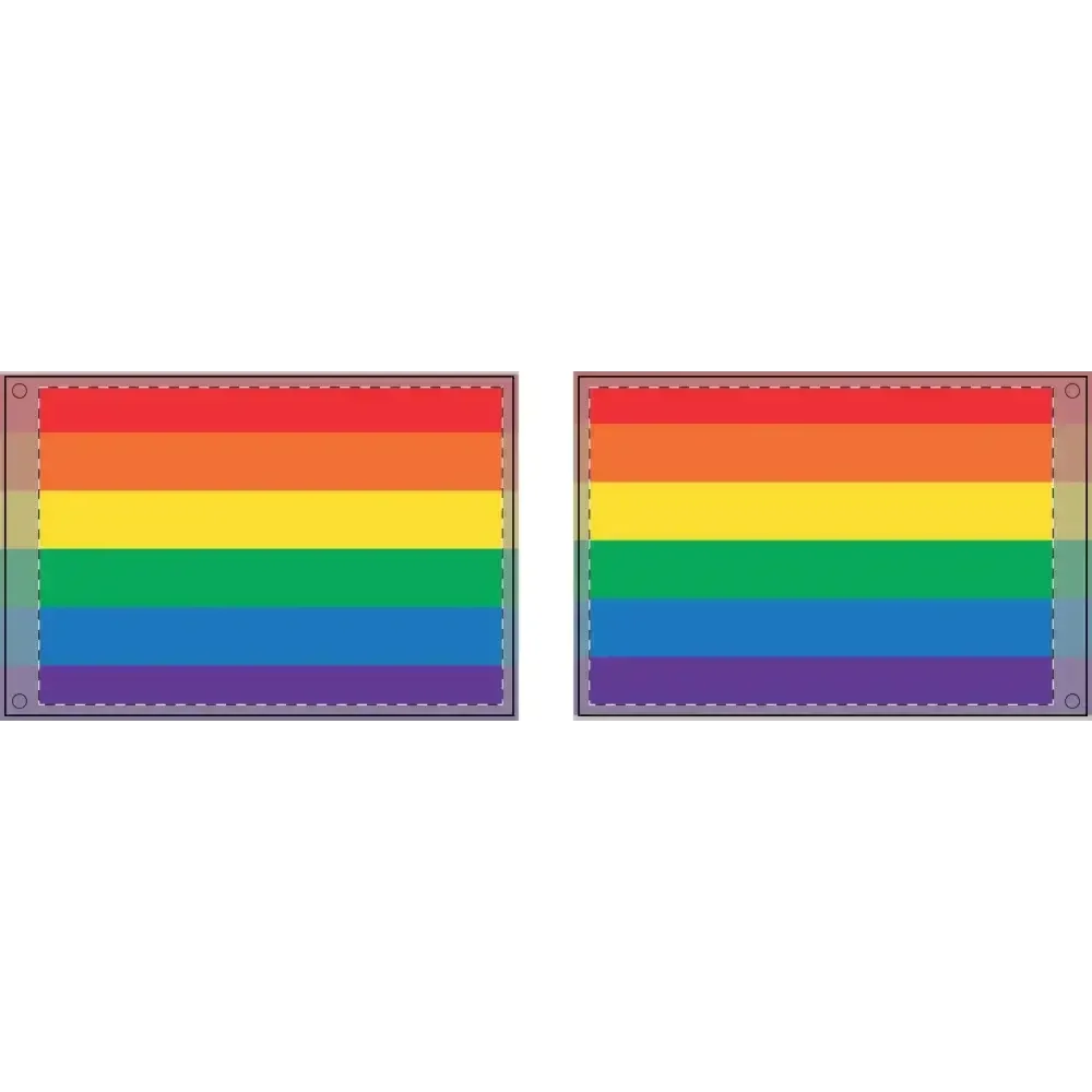 Double Sided Rainbow Flag - Celebrate Pride & Inclusivity - FloofChonk