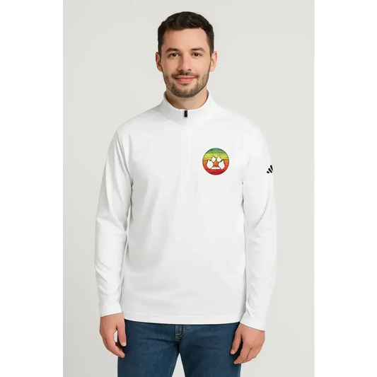 Embroidered Rainbow Cat Paw adidas Pullover - FloofChonk