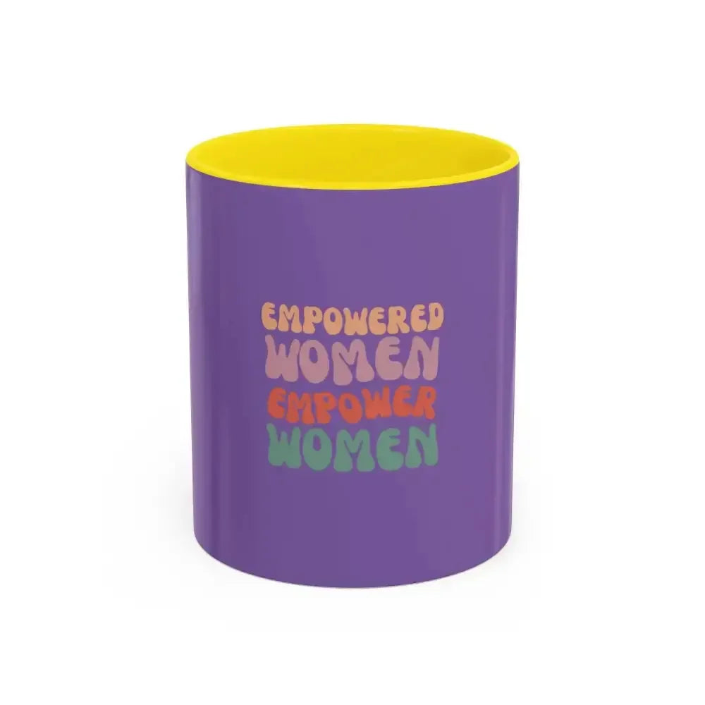 Empowered Women Coffee Mug - 11 and 15oz Accent Mug for Inspirational Gifts for Women - FloofChonk