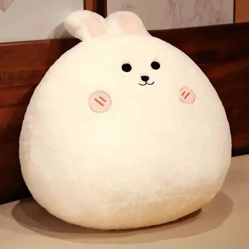 Fat Cat and Rabbit Plush Pillows - FloofChonk