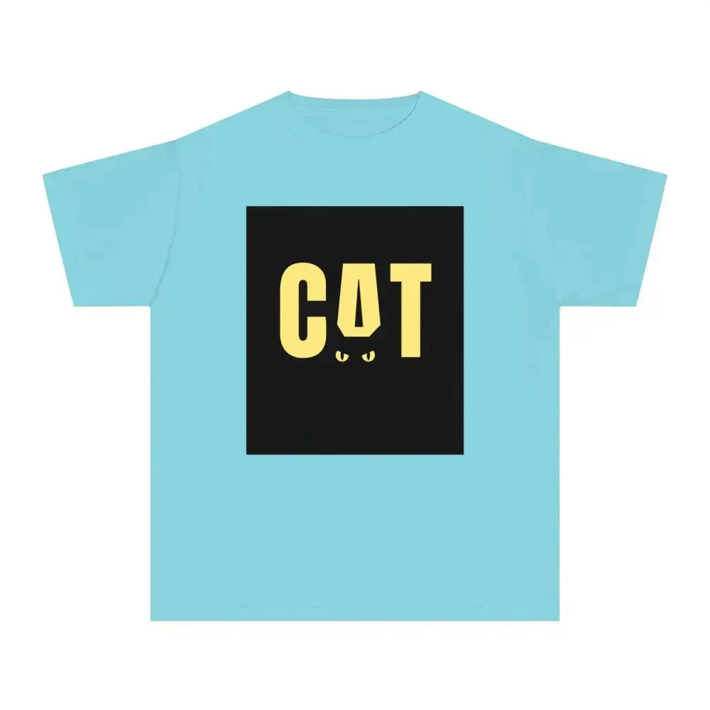 Funny Cat Youth Midweight Tee - Perfect for Animal Lovers - FloofChonk