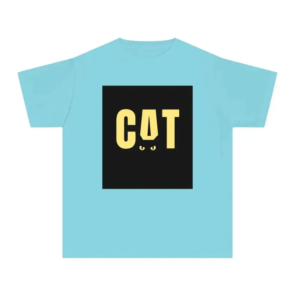 Funny Cat Youth Midweight Tee - Perfect for Animal Lovers - FloofChonk