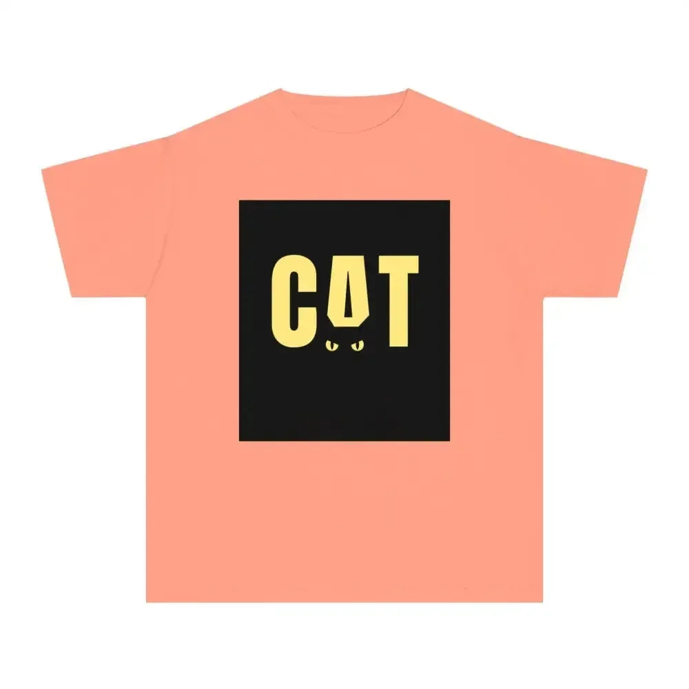 Funny Cat Youth Midweight Tee - Perfect for Animal Lovers - FloofChonk
