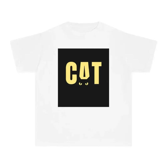 Funny Cat Youth Midweight Tee - Perfect for Animal Lovers - FloofChonk