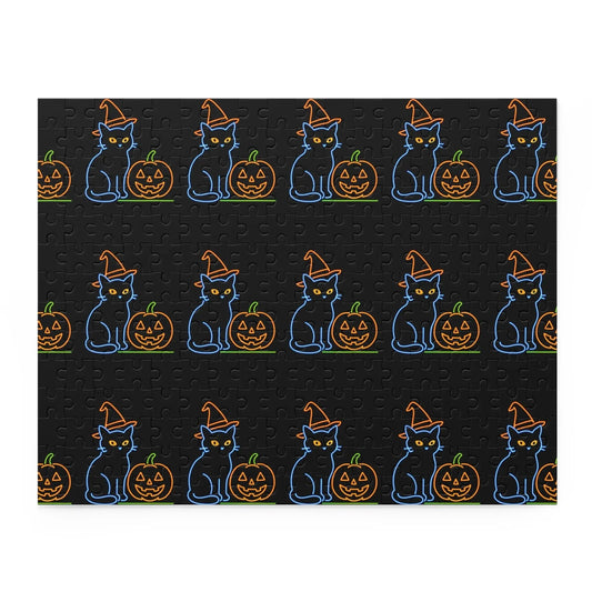 Halloween Cat Puzzle - 500-Piece - FloofChonk
