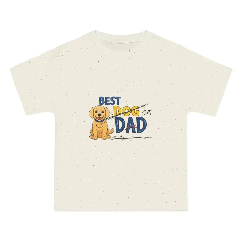 Hanes Cat Dad Beefy-T® T-Shirt - Funny Cat Lover Father's Day Gift - FloofChonk