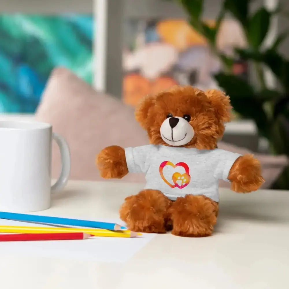 Heartfelt Stuffed Animal with T-Shirt | Adorable Gift for Kids - FloofChonk