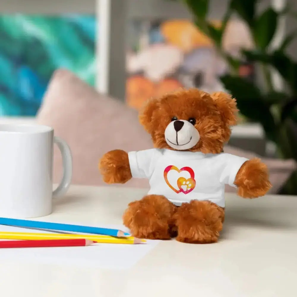 Heartfelt Stuffed Animal with T-Shirt | Adorable Gift for Kids - FloofChonk