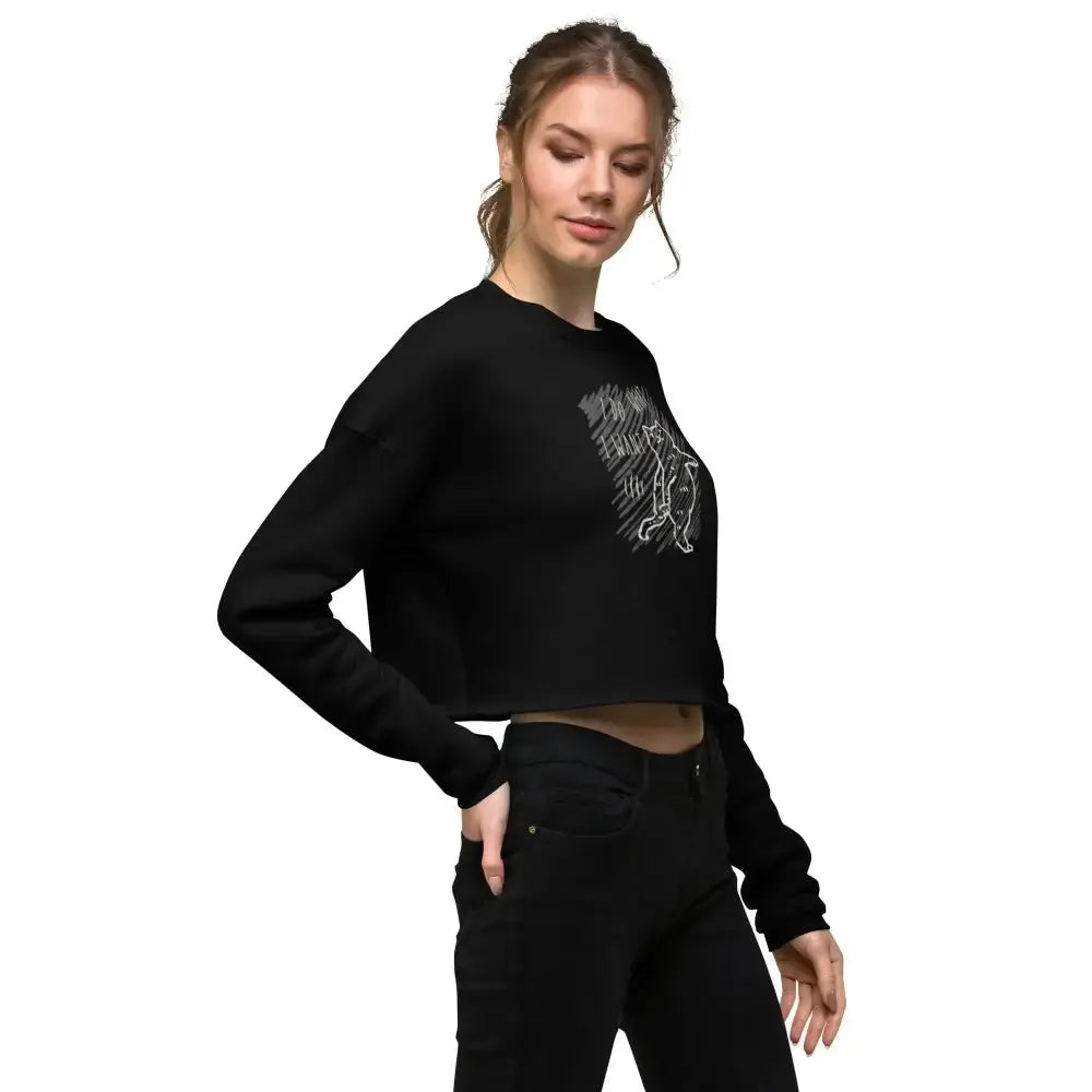 I Do What I Want Crop Sweatshirt - FloofChonk