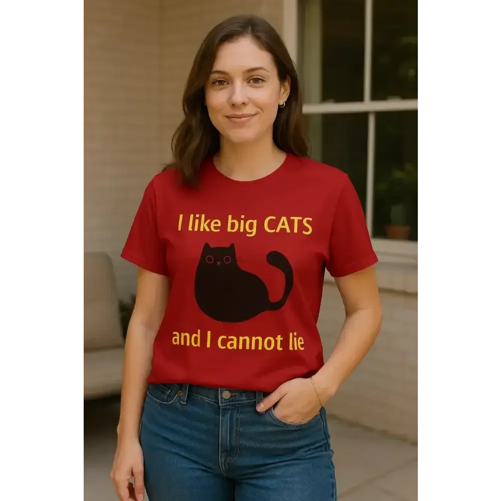 Funny Cat Lover T-Shirt, I Like Big Cats Tee - FloofChonk