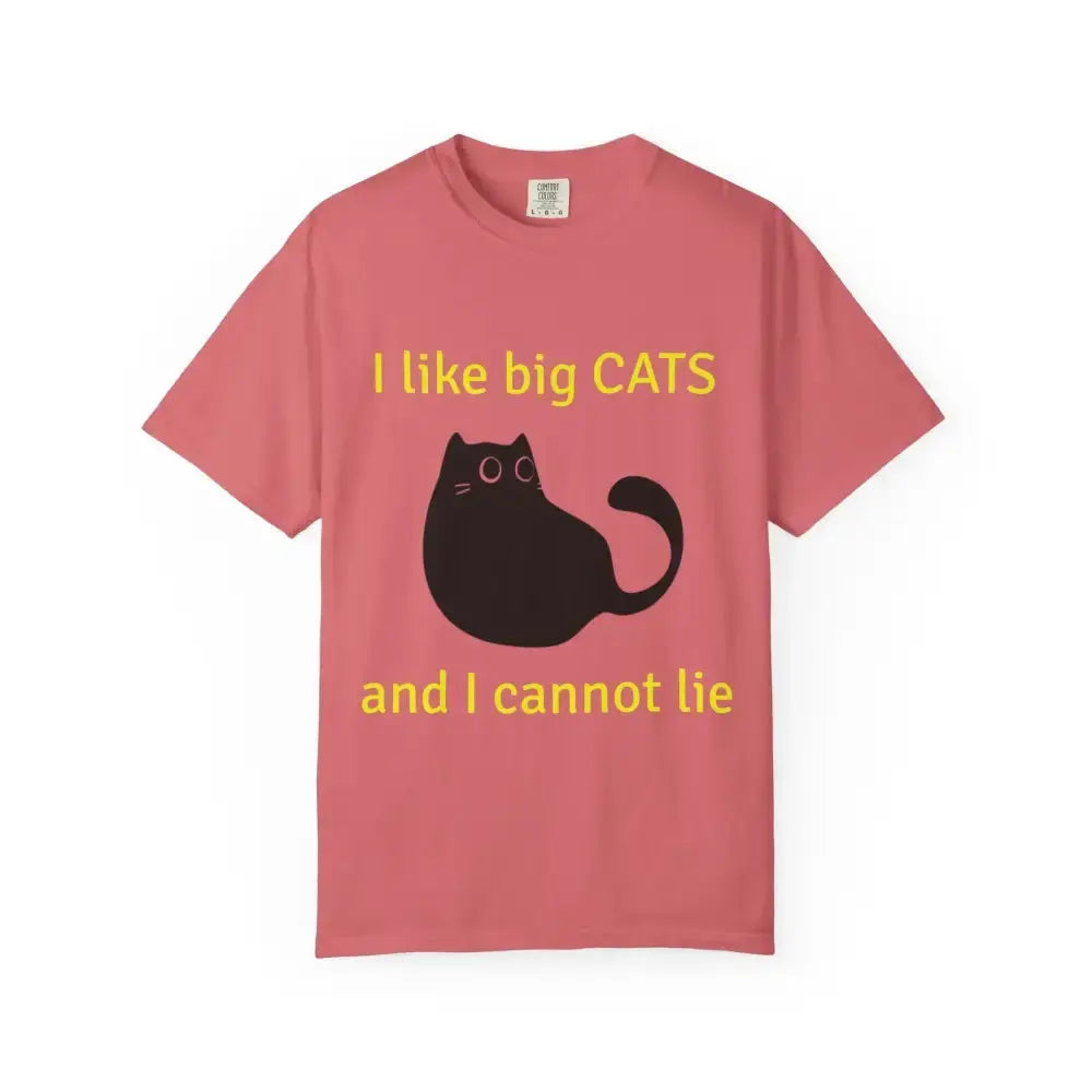 I Like Big Cats T-Shirt, Funny Cat Lover Tee, Gift for Cat Owners - FloofChonk