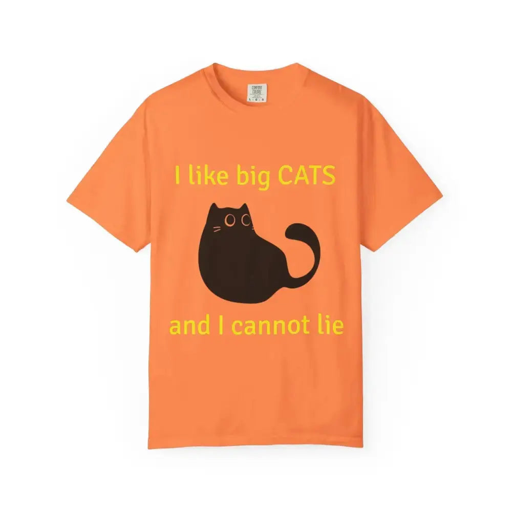 I Like Big Cats T-Shirt, Funny Cat Lover Tee, Gift for Cat Owners - FloofChonk