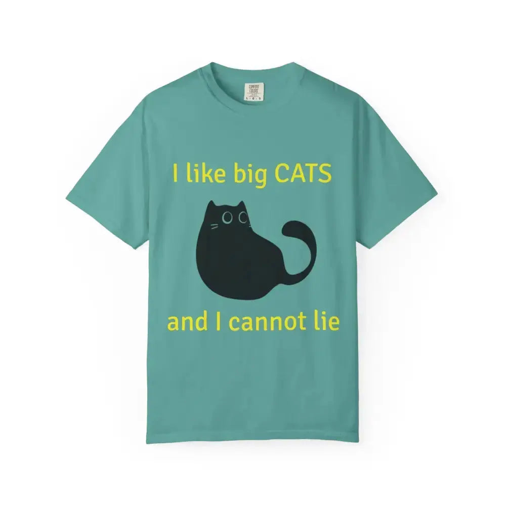 I Like Big Cats T-Shirt, Funny Cat Lover Tee, Gift for Cat Owners - FloofChonk