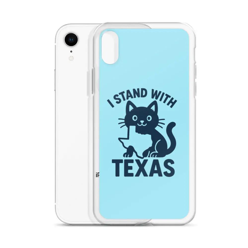 I Stand with Texas Clear Case for iPhone® - FloofChonk