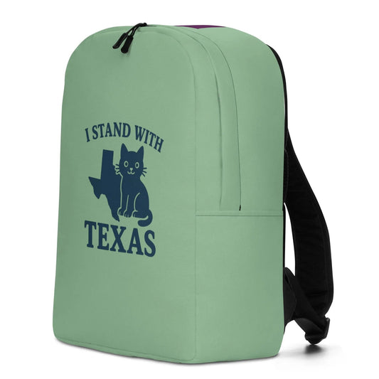 I Stand with Texas Minimalist Backpack - FloofChonk