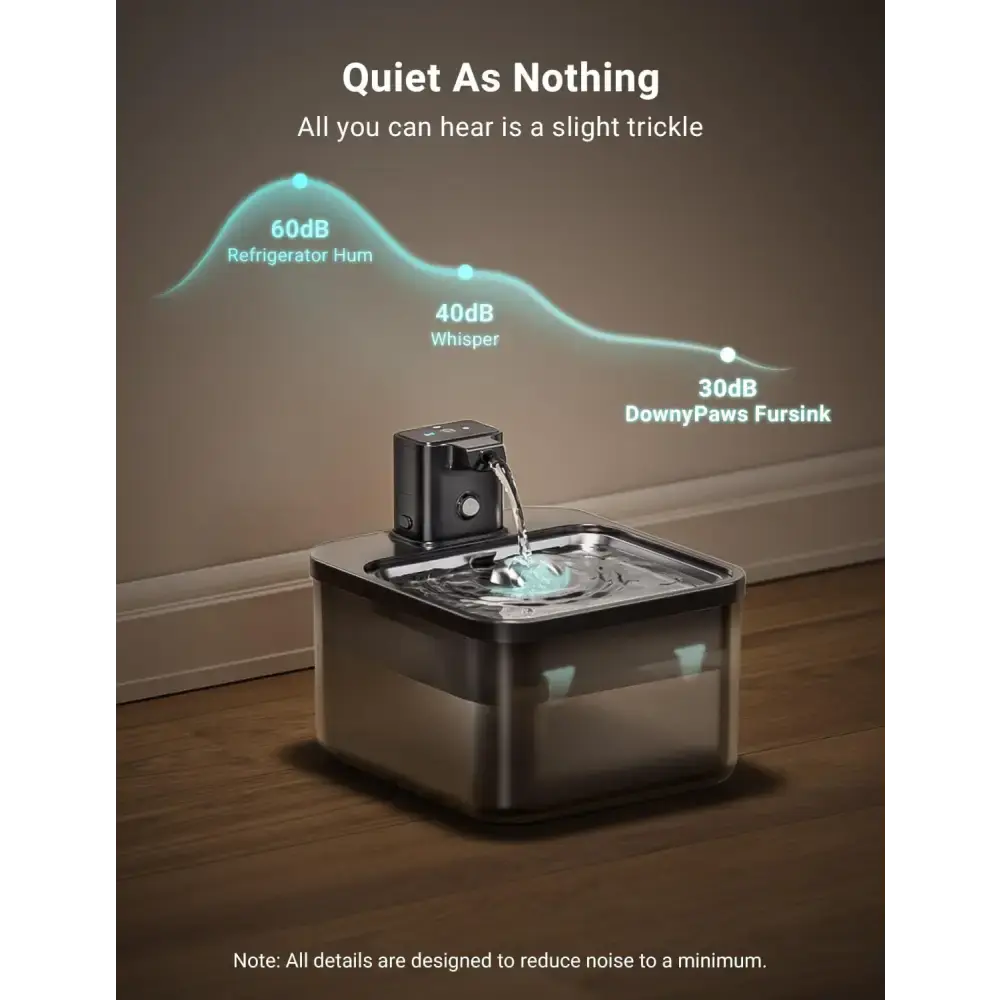Intelligent Self-circulating Rechargeable Wireless Pet Water Dispenser - FloofChonk