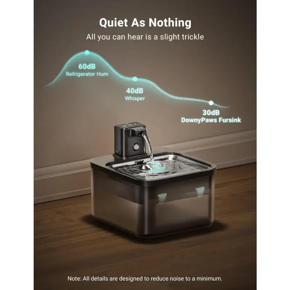 Intelligent Self - circulating Rechargeable Wireless Pet Water Dispenser - FloofChonk