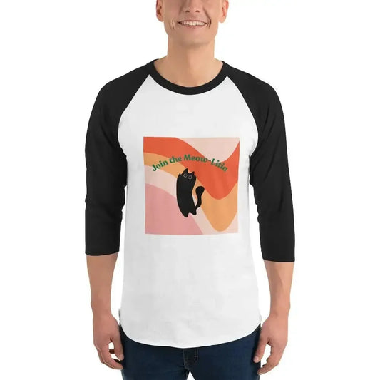 Join the Meow-Litia 3/4 Sleeve Shirt - FloofChonk