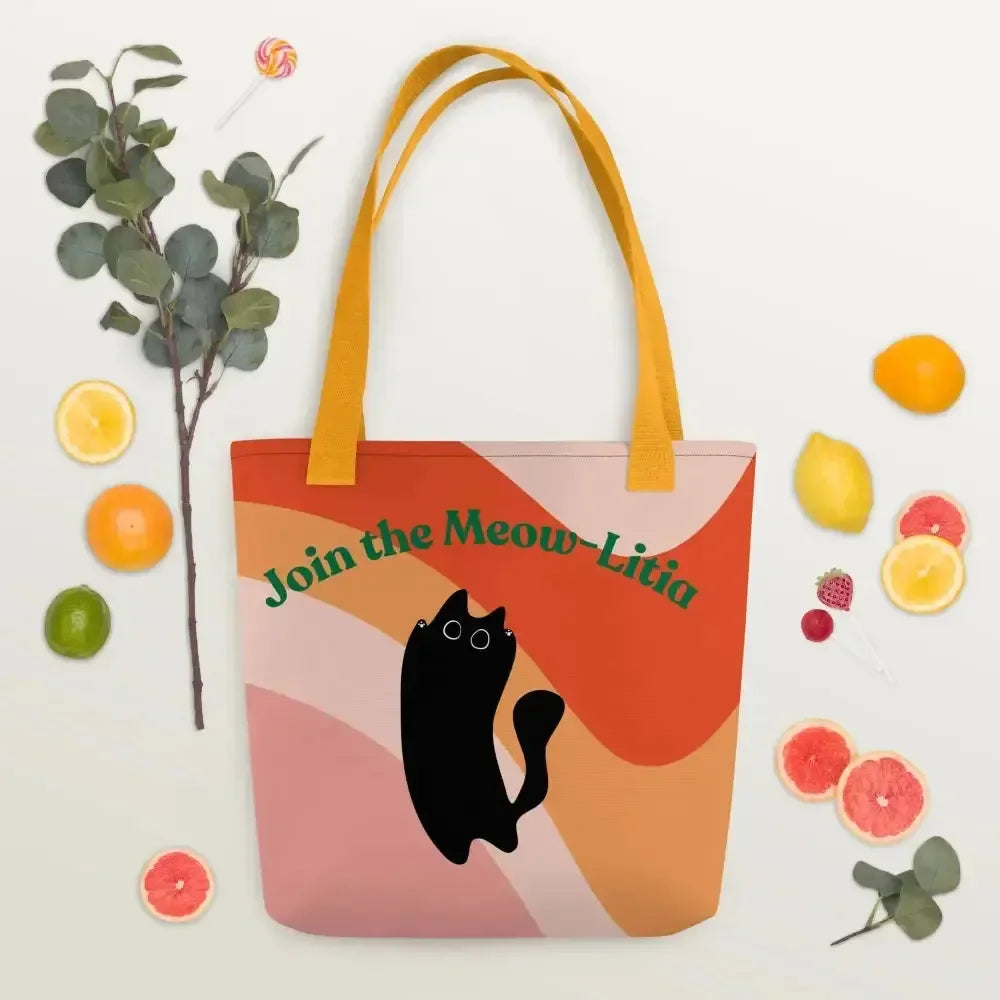 Join the Meow-Litia Tote Bag - FloofChonk
