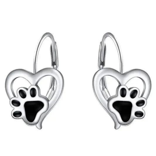 Love Cat's Paw Earrings Female Dripping Cute - FloofChonk