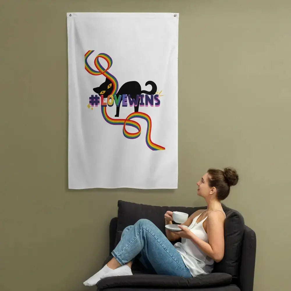 Love Wins Cat Pride Flag - FloofChonk