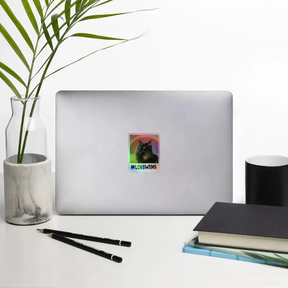 Love Wins Holographic Stickers - FloofChonk
