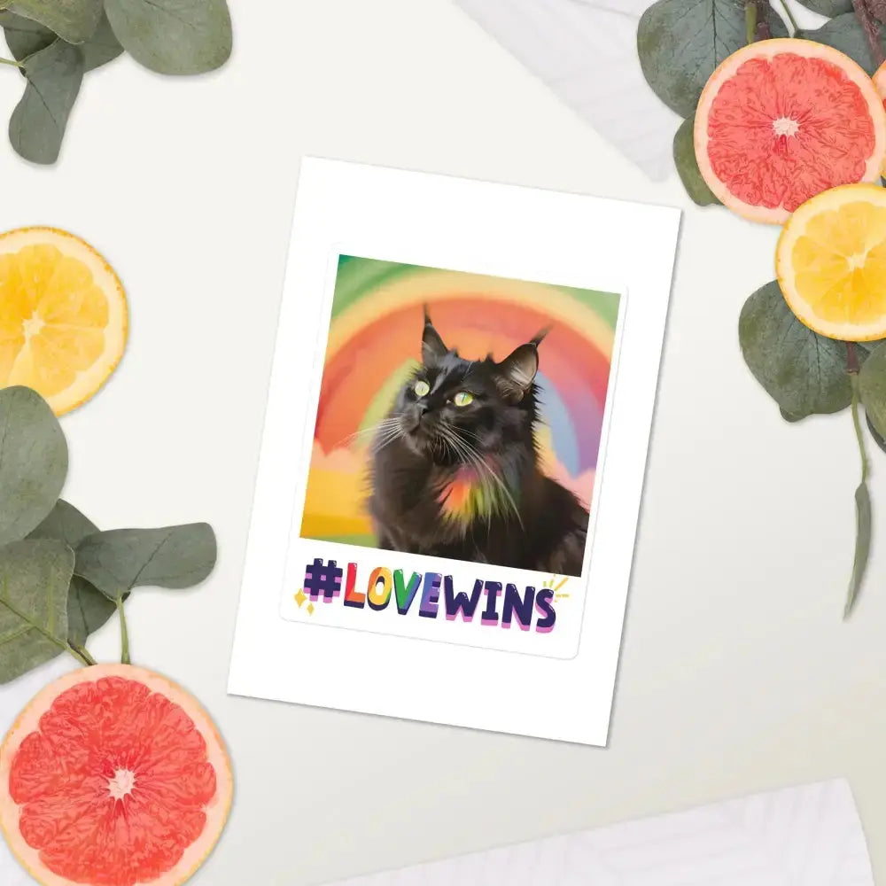 Love Wins Sticker sheet - FloofChonk