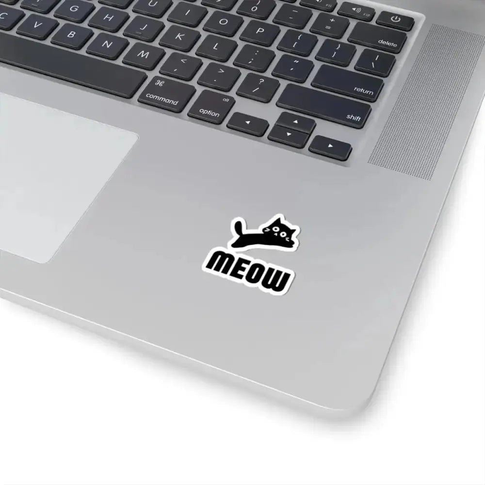 Meow Kiss - Cut Stickers - FloofChonk