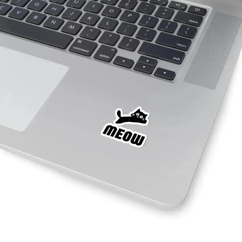 Meow Kiss-Cut Stickers - FloofChonk