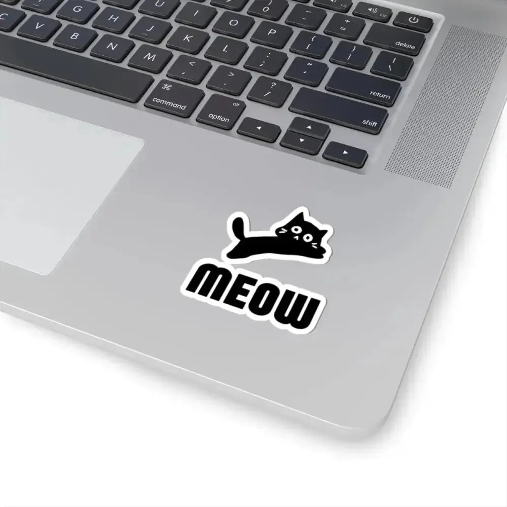 Meow Kiss-Cut Stickers - FloofChonk