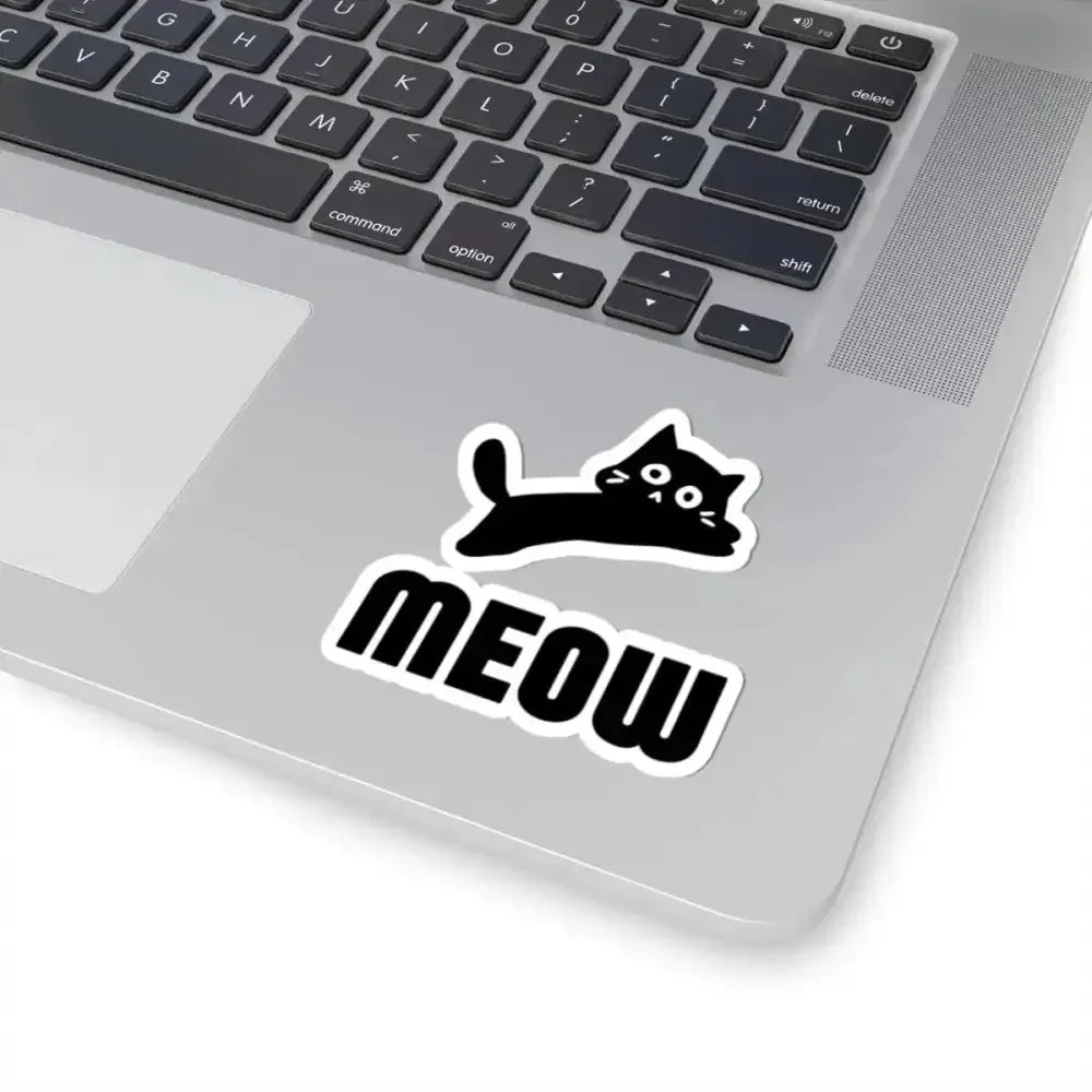 Meow Kiss-Cut Stickers - FloofChonk