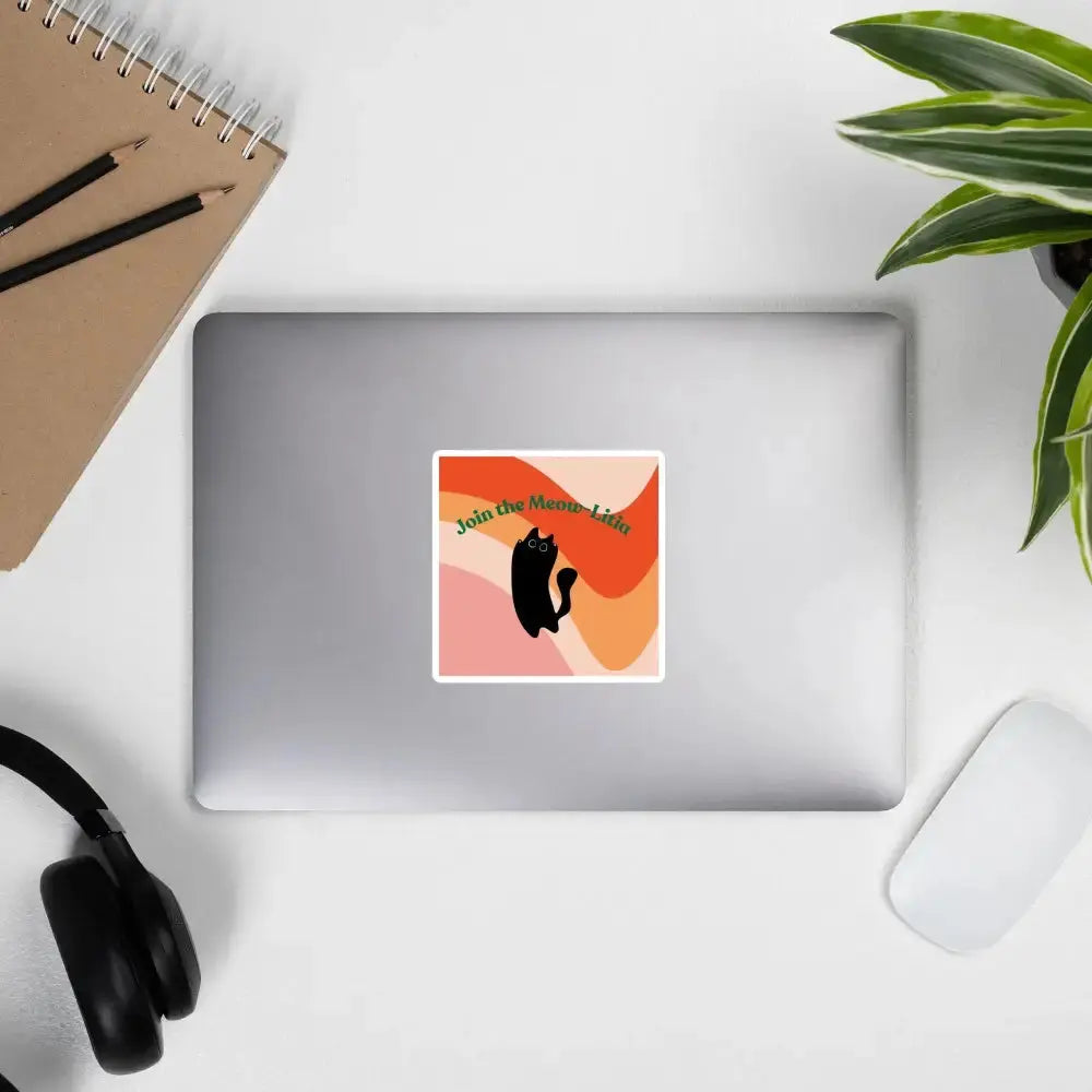 Meow - Litia Cat Stickers: Perfect Accessories for Cat Lovers - FloofChonk