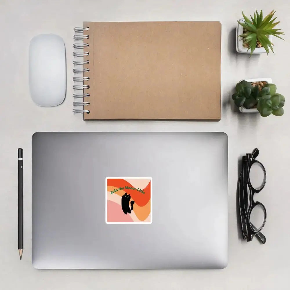 Meow - Litia Cat Stickers: Perfect Accessories for Cat Lovers - FloofChonk