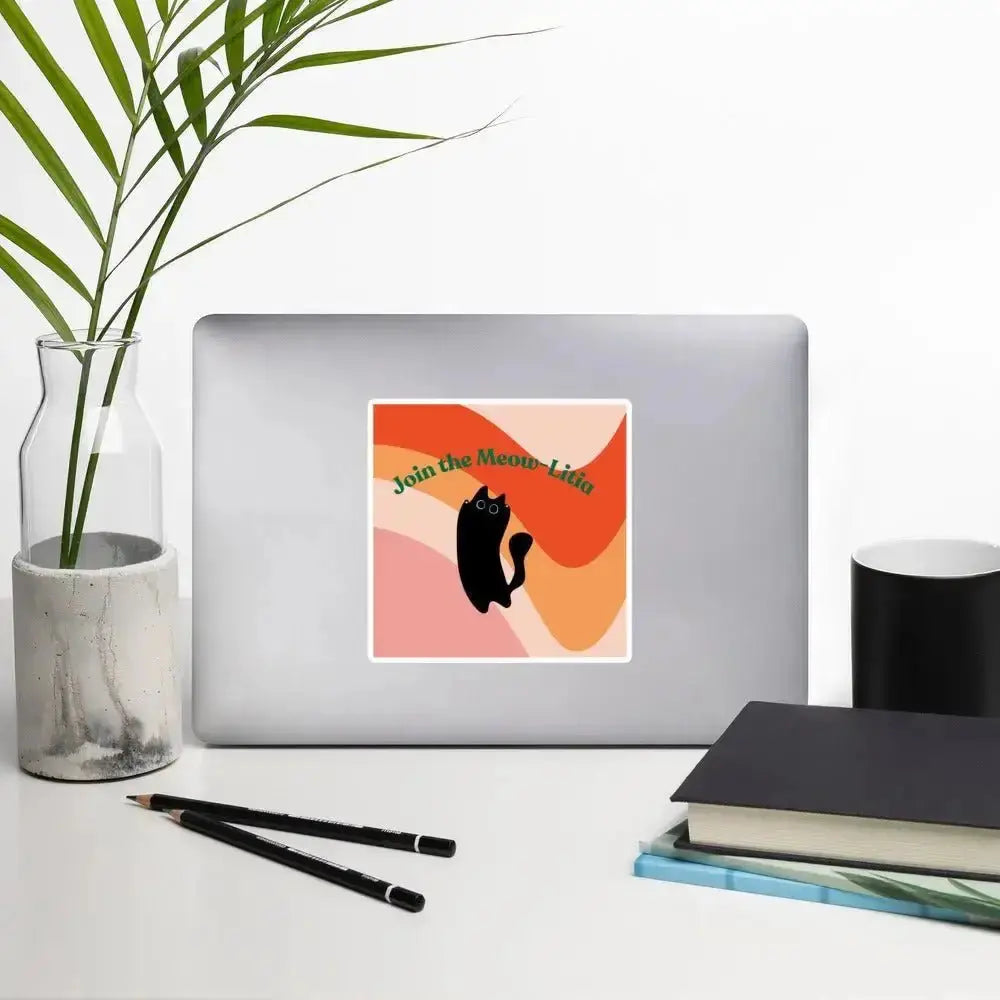 Meow - Litia Cat Stickers: Perfect Accessories for Cat Lovers - FloofChonk