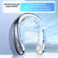Mini Bladeless Fan Neck Fan Cool Wind Blows all over the Body - 3000mAh