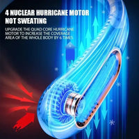 Mini Bladeless Fan Neck Fan Cool Wind Blows all over the Body