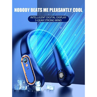 Mini Bladeless Fan Neck Fan Cool Wind Blows all over the Body