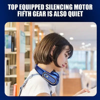 Mini Bladeless Fan Neck Fan Cool Wind Blows all over the Body