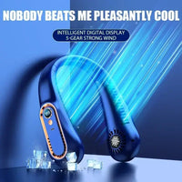 Mini Bladeless Fan Neck Fan Cool Wind Blows all over the Body
