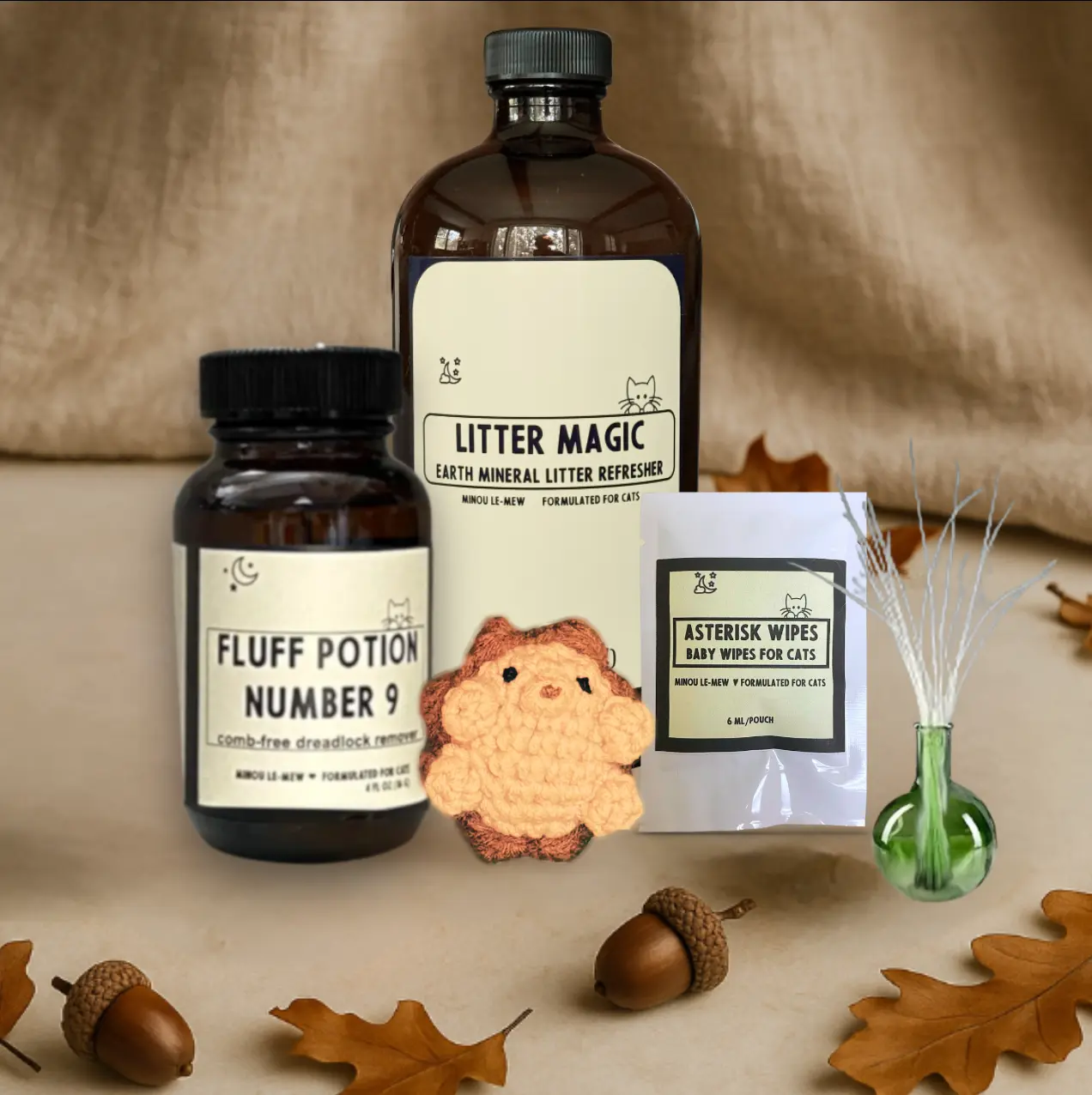 Fluff Potion Number 9 | Botanical No-Comb Mat Remover for Cats Chunkles