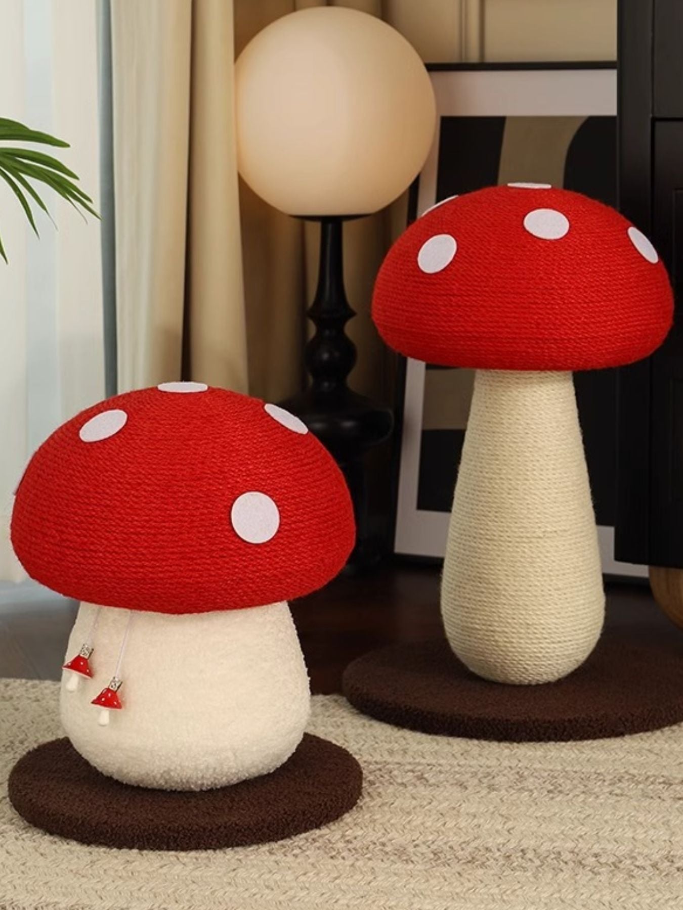 Mushroom - Shaped Cat Scratching Post - FloofChonk