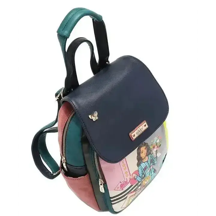 Nicole Lee USA Cat Eco - Leather Convertible Backpack Bag - FloofChonk