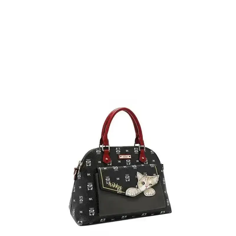 Nicole Lee USA Eco - Leather Cat Dome Bag - FloofChonk